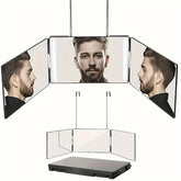 GlamAura - Rotating 3-Sided Mirror for Styling-2